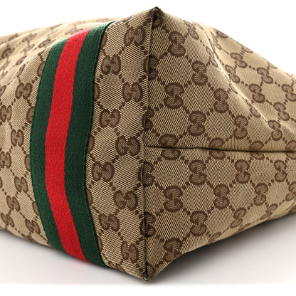Gucci Monogram Web Large Jolie Tote Brown 10 of 12