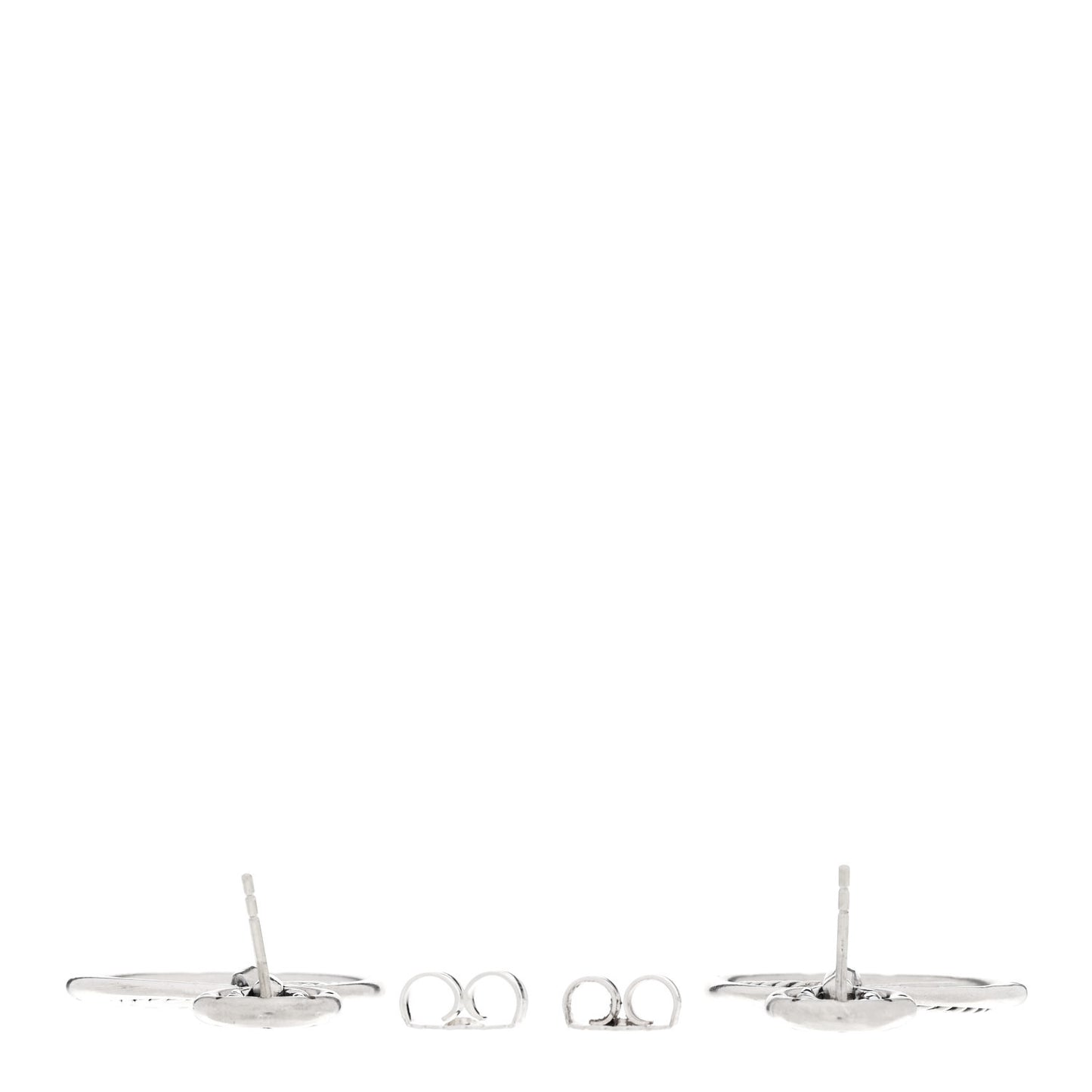 Sterling Silver Diamond 27mm Stax Drop Earrings