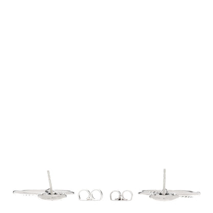 David Yurman Sterling Silver Diamond 27mm Stax Drop Earrings 3 of 4