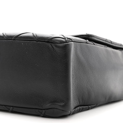 Chanel Calfskin Diamond Debossed Large Cosmos Flap Black 10 of 10