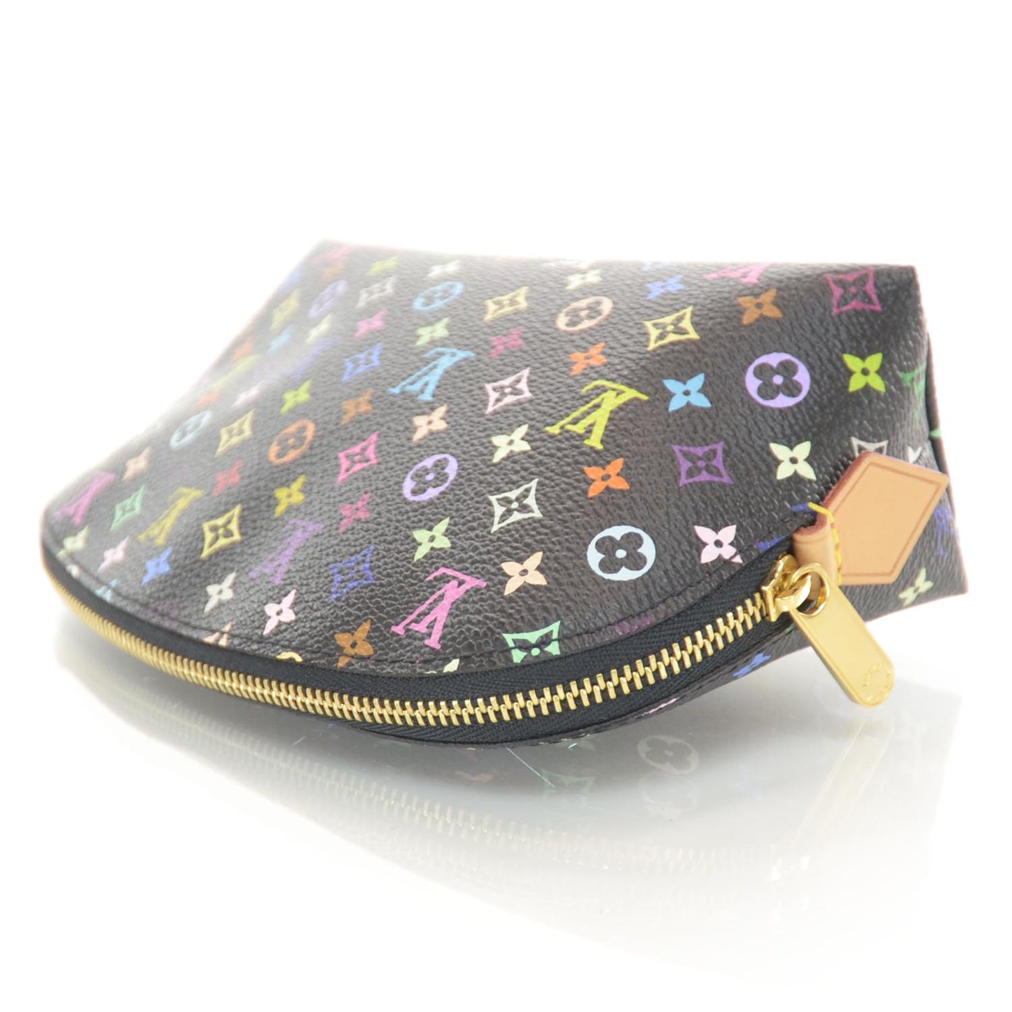 Monogram Multicolor Cosmetic Pouch Black Grenade