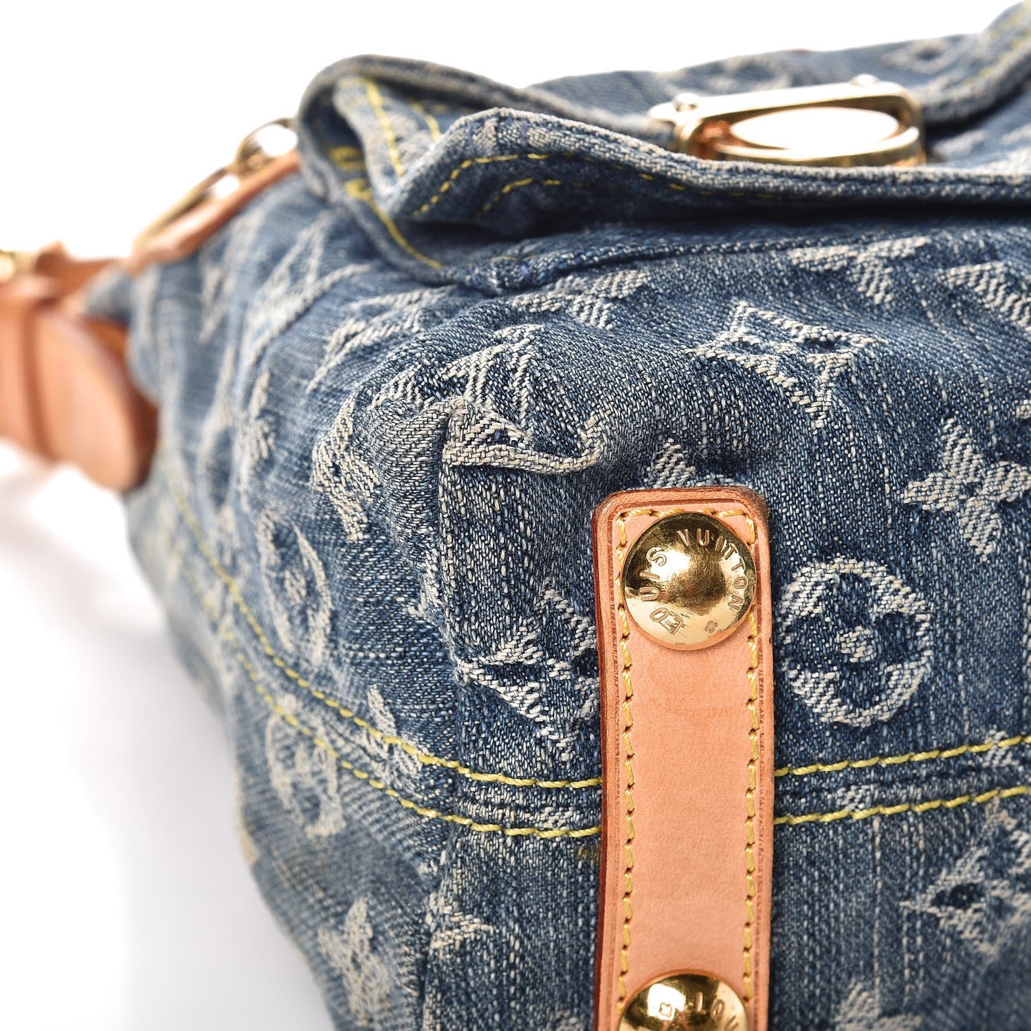 Louis Vuitton Monogram Denim Baggy PM Blue 13 of 14