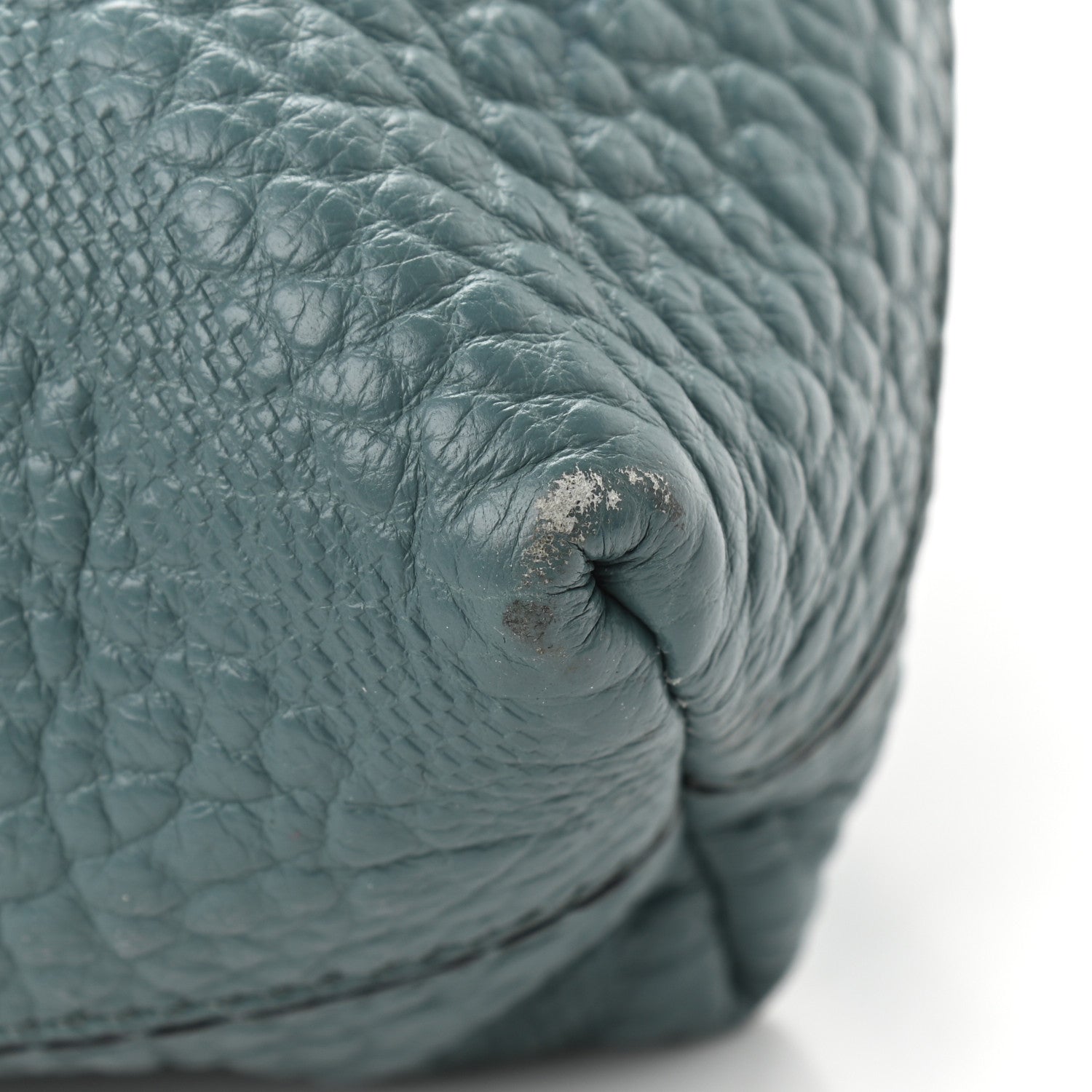 Burberry Signature Grain Calfskin Check Embossed Small Chichester Crossbody Clutch Bag Celadon Blue 12 of 13