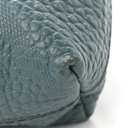 Burberry Signature Grain Calfskin Check Embossed Small Chichester Crossbody Clutch Bag Celadon Blue 12 of 13
