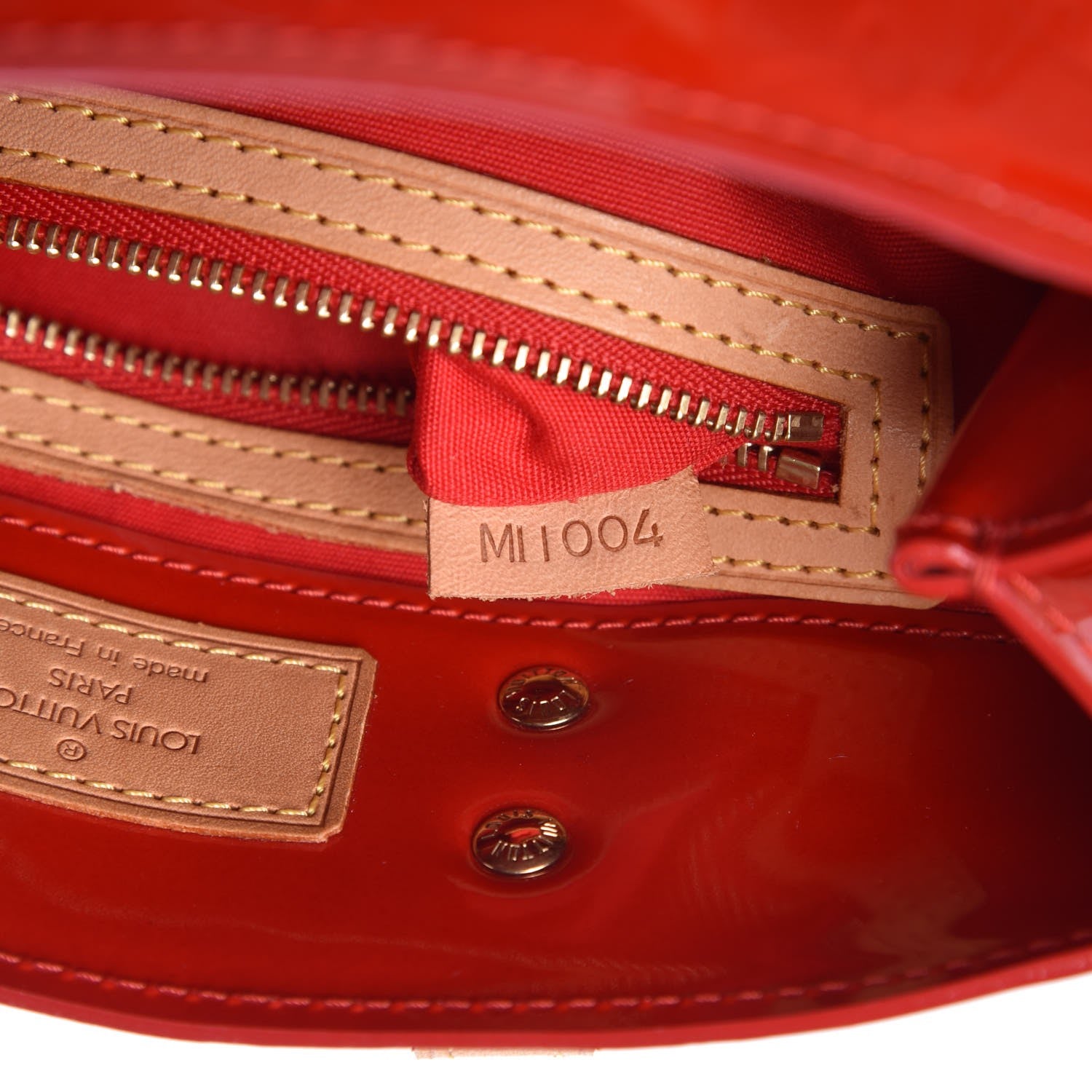 Louis Vuitton Vernis Reade PM Rouge 7 of 14
