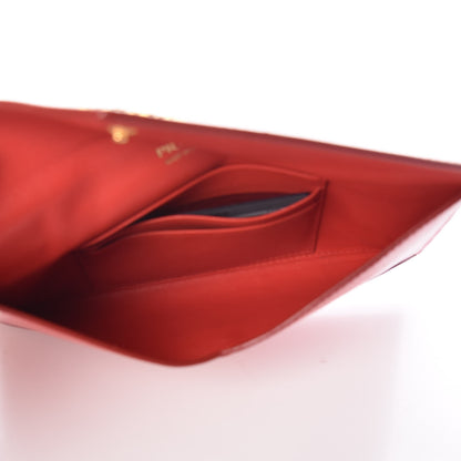 Prada Vitello Move Envelope Wallet Lacca 5 of 7