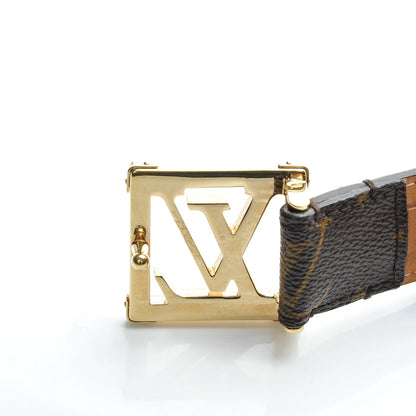 Louis Vuitton Monogram LV Frame Belt 90 36 4 of 11