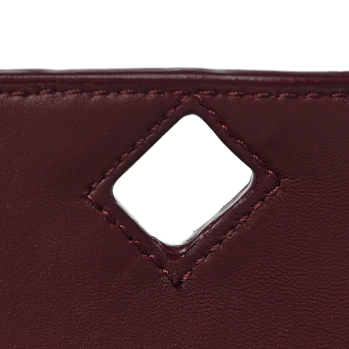 Suede Intrecciato Long Andiamo Top Handle Deep Mahogany