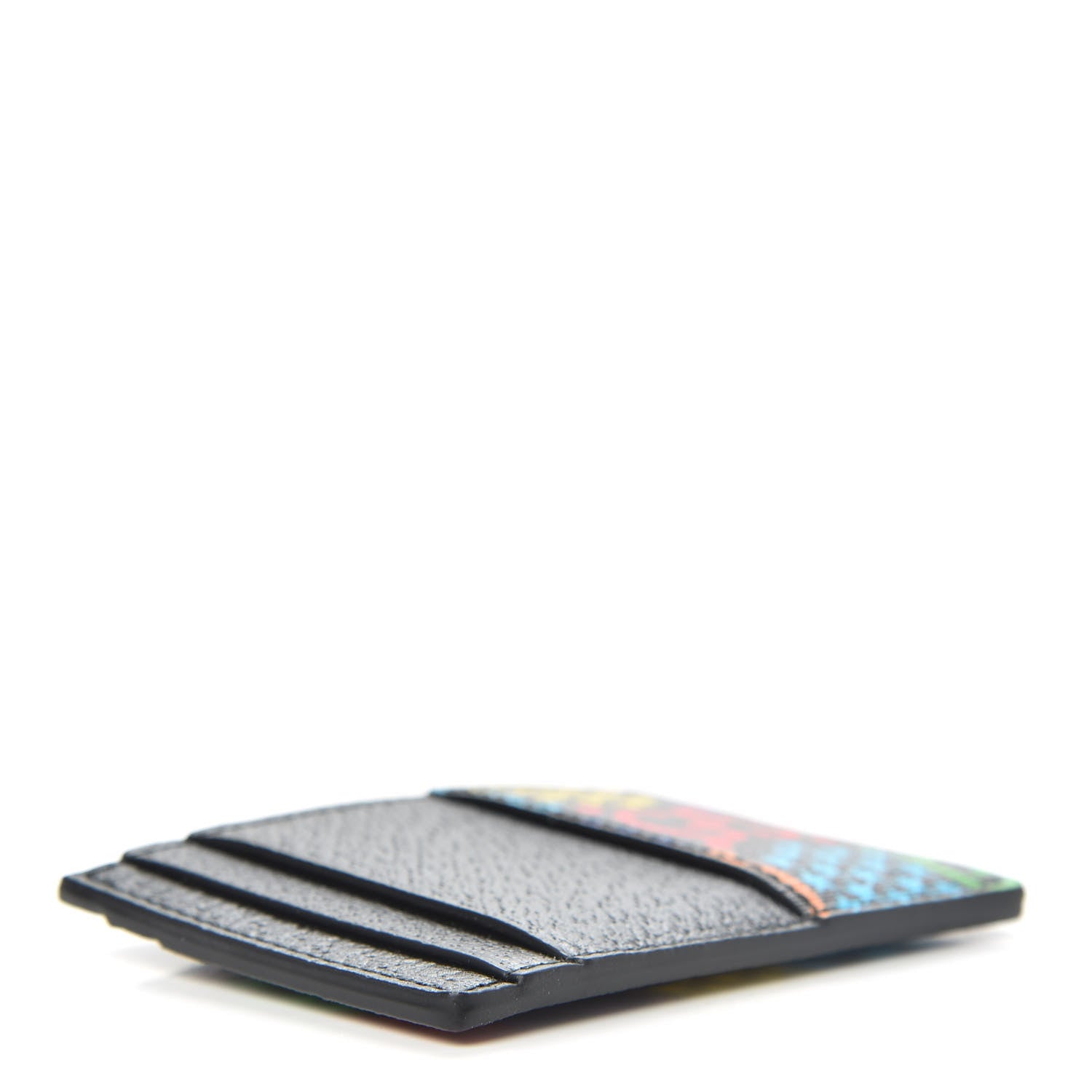 Gucci GG Supreme Monogram Psychedelic Card Holder Black 4 of 6