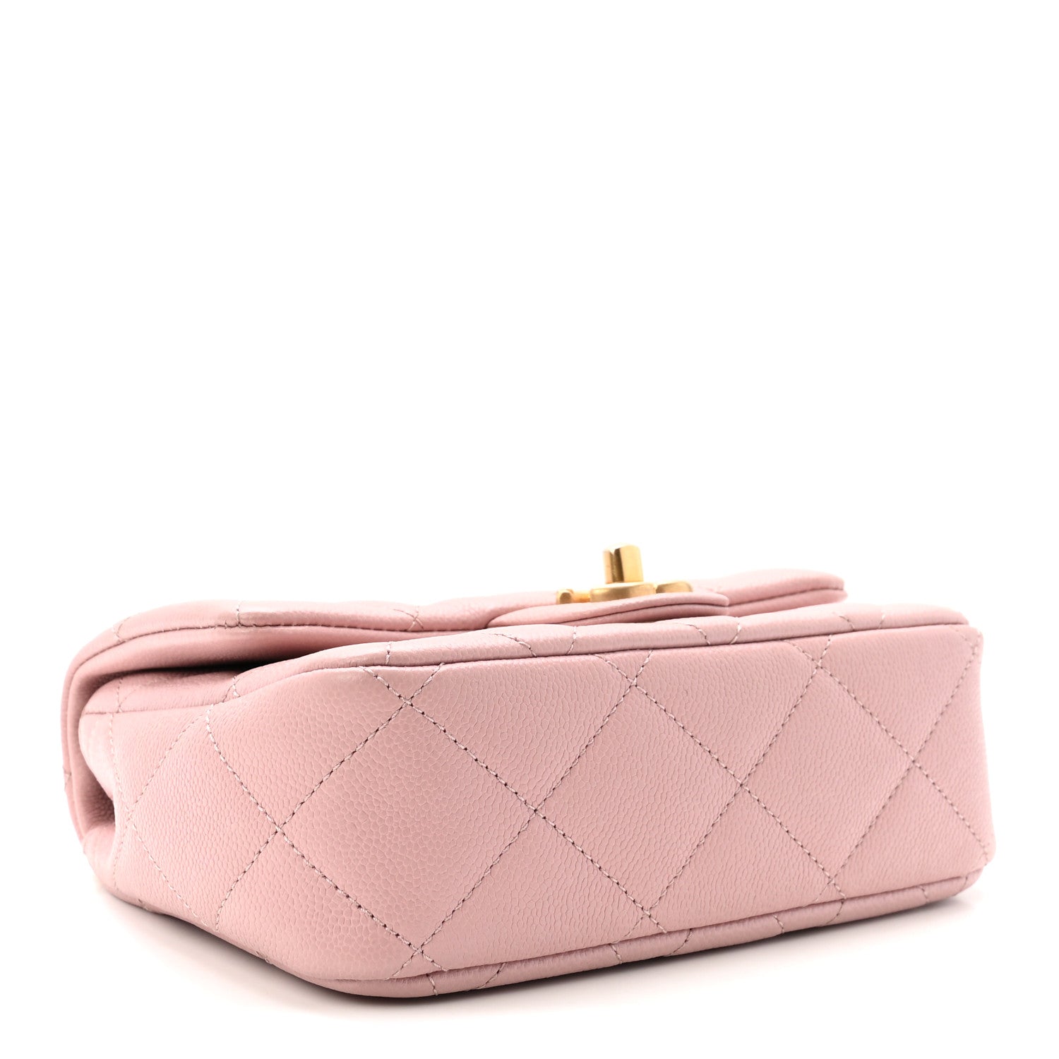 Chanel Caviar Quilted Mini Rectangular Sweetheart Flap Lilac 4 of 10