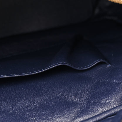 Chanel Aged Calfskin Quilted Medium Reissue Camera Case Navy 11 of 11