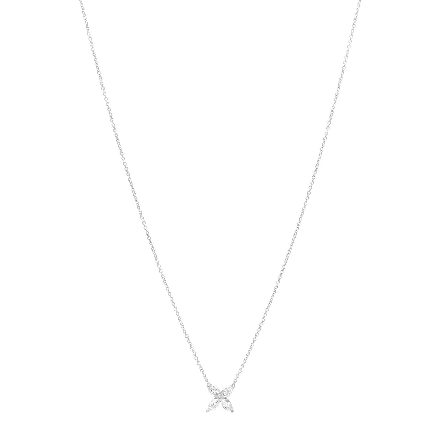 Platinum Diamond Medium Victoria Necklace