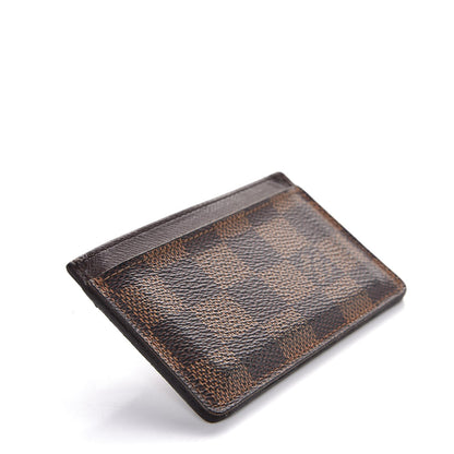 Louis Vuitton Damier Ebene Simple Card Holder 4 of 10