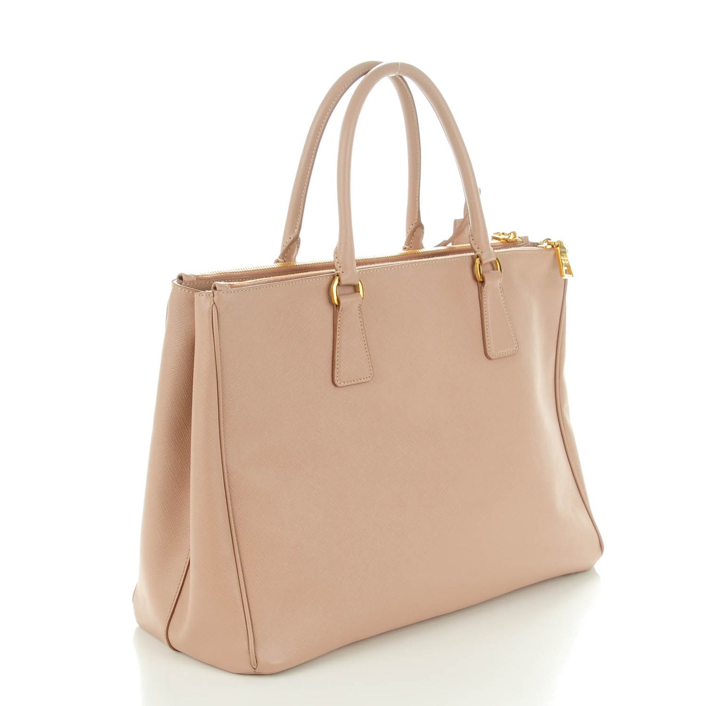 Saffiano Large Galleria Double Zip Tote Cammeo