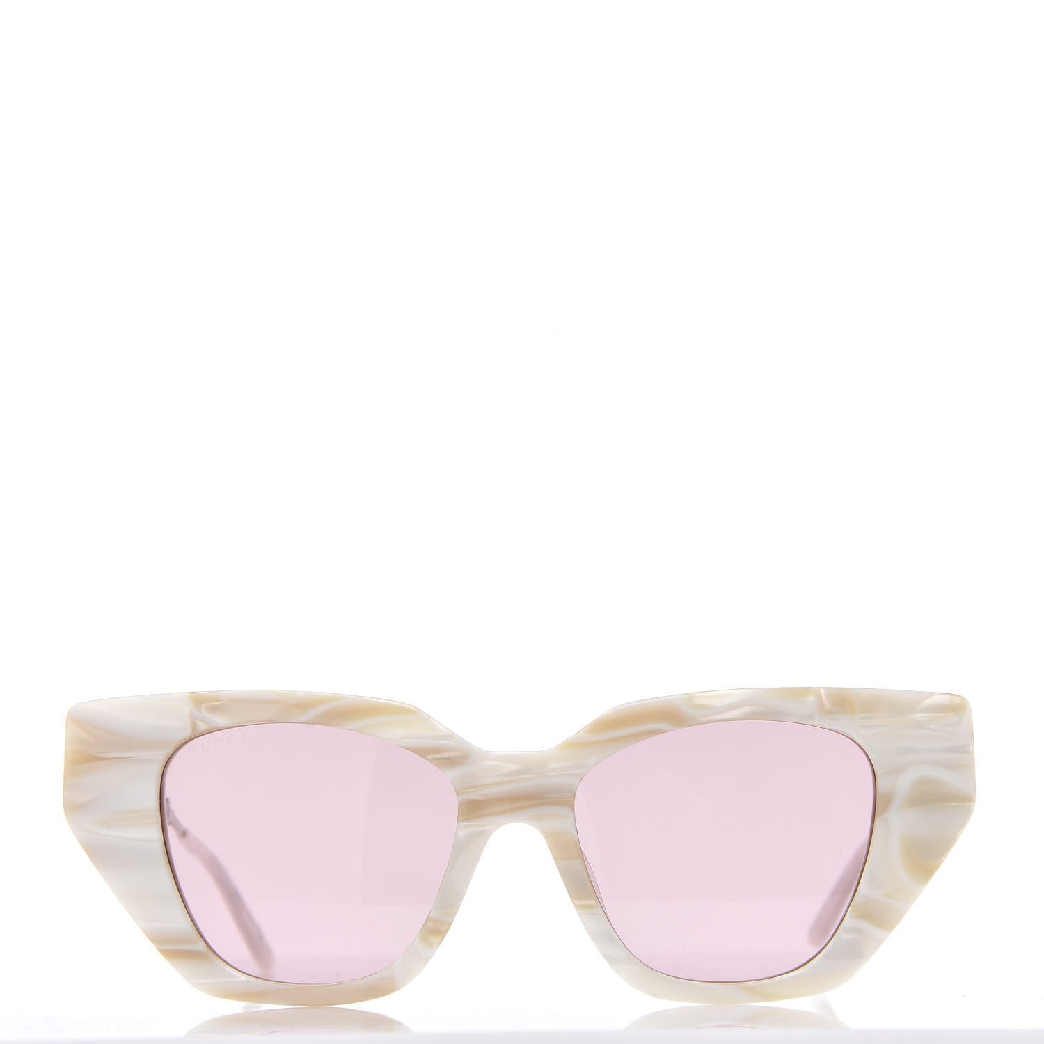 Gucci Crystal Embellished Cat Eye GG0641S Sunglasses White 3 of 8