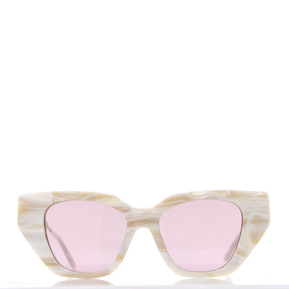 Gucci Crystal Embellished Cat Eye GG0641S Sunglasses White 3 of 8