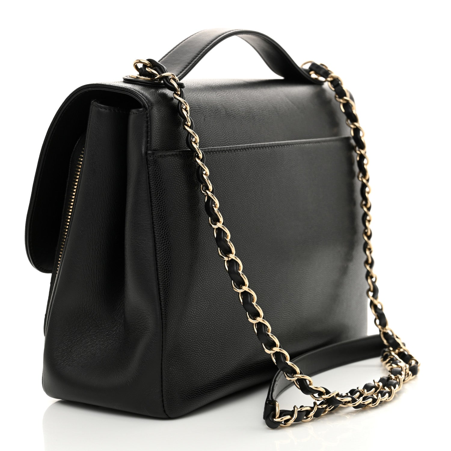 Chanel Caviar Quilted Large Business Affinity Flap Black 3 of 12