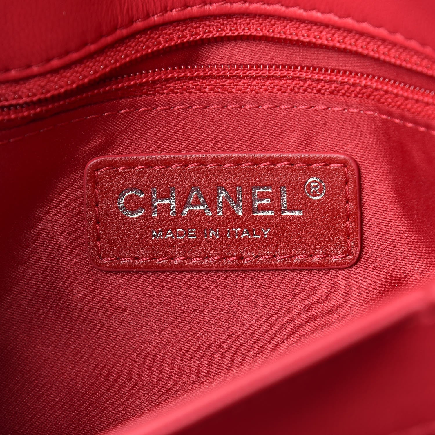 Chanel Lambskin Quilted Medium 3 Flap Dark Pink 8 of 10