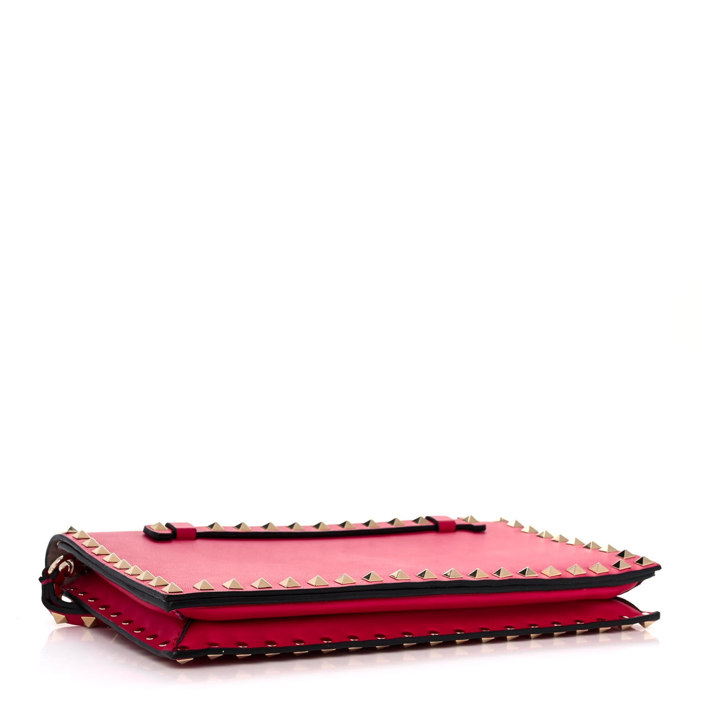 Nappa Rockstud Wristlet Clutch Cyclamin