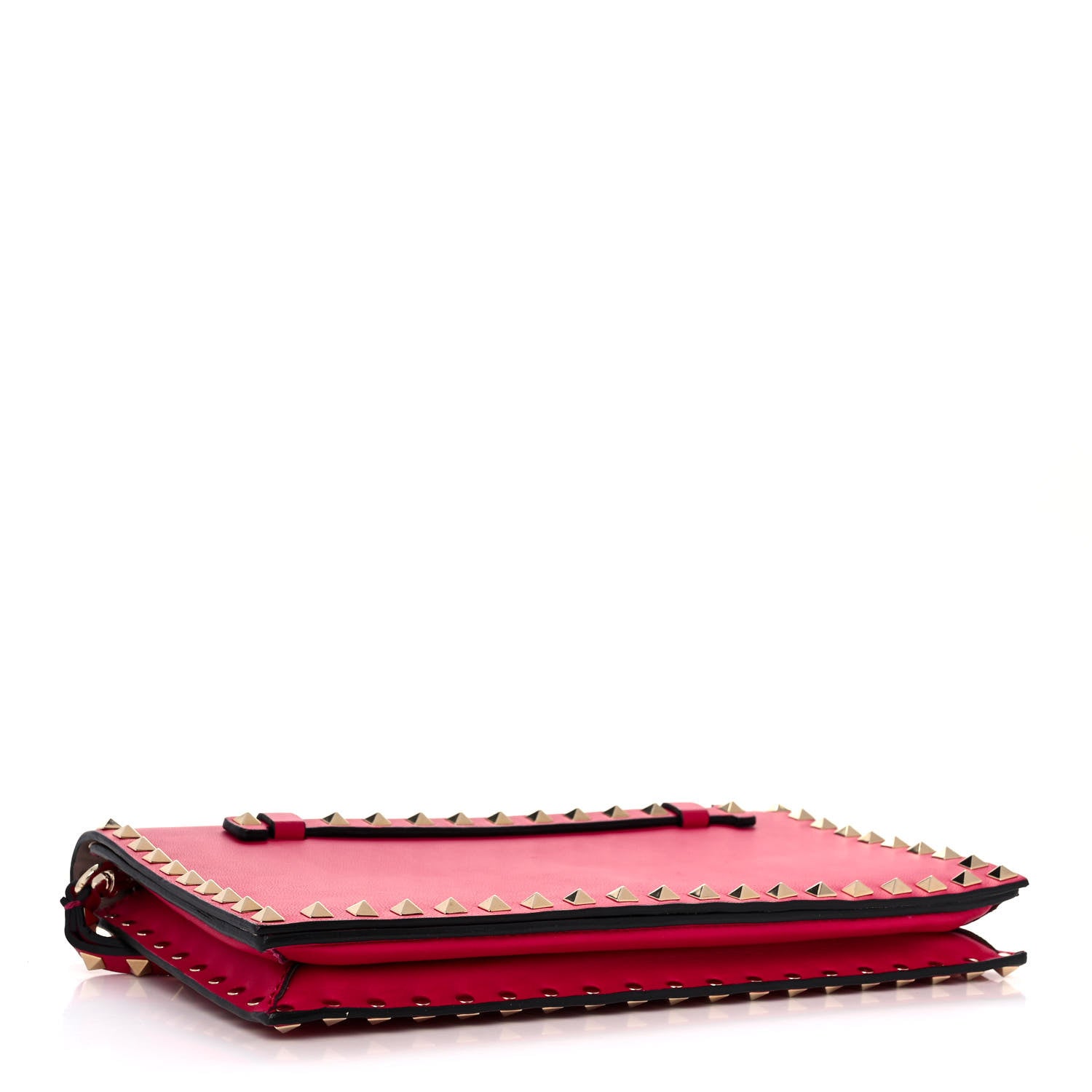 Valentino Garavani Nappa Rockstud Wristlet Clutch Cyclamin 4 of 13