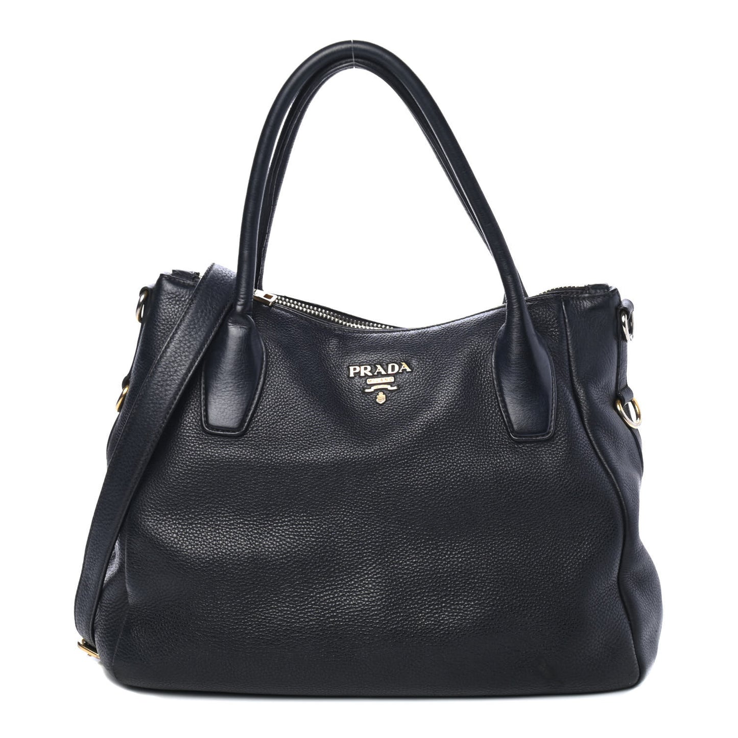 Vitello Daino Tote Black