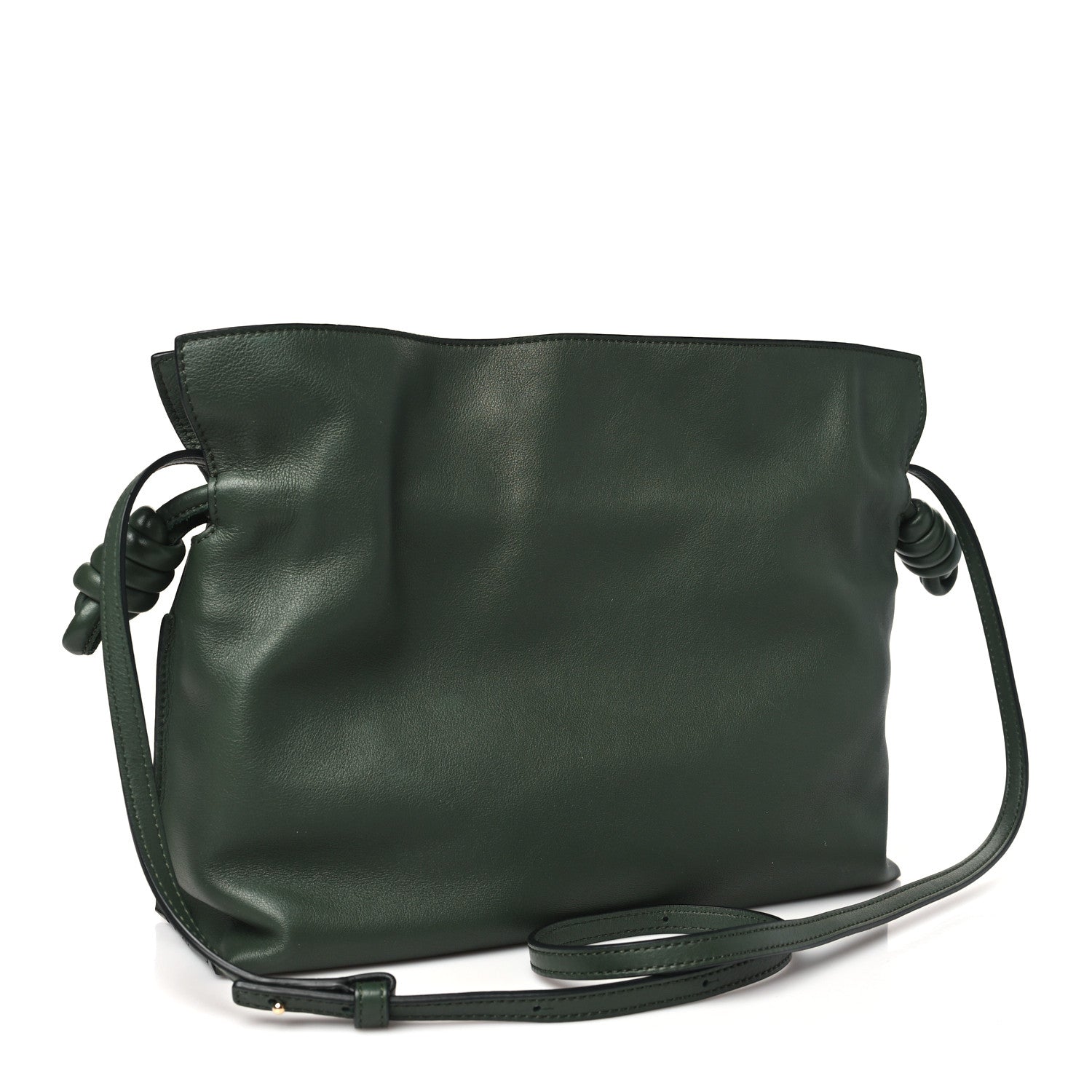 Loewe Nappa Flamenco Knot Clutch Vintage Khaki 3 of 10