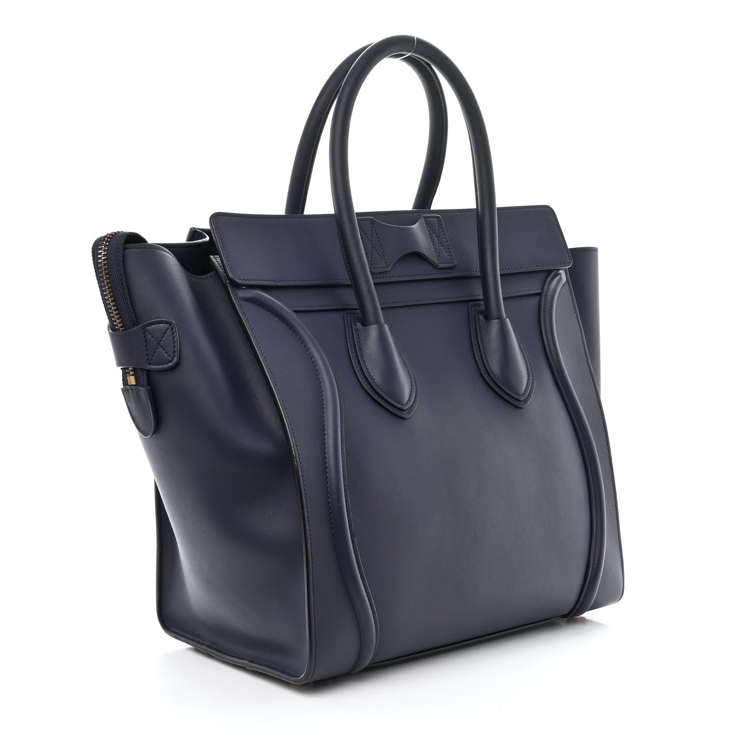 Celine Smooth Calfskin Mini Luggage Ink 3 of 11