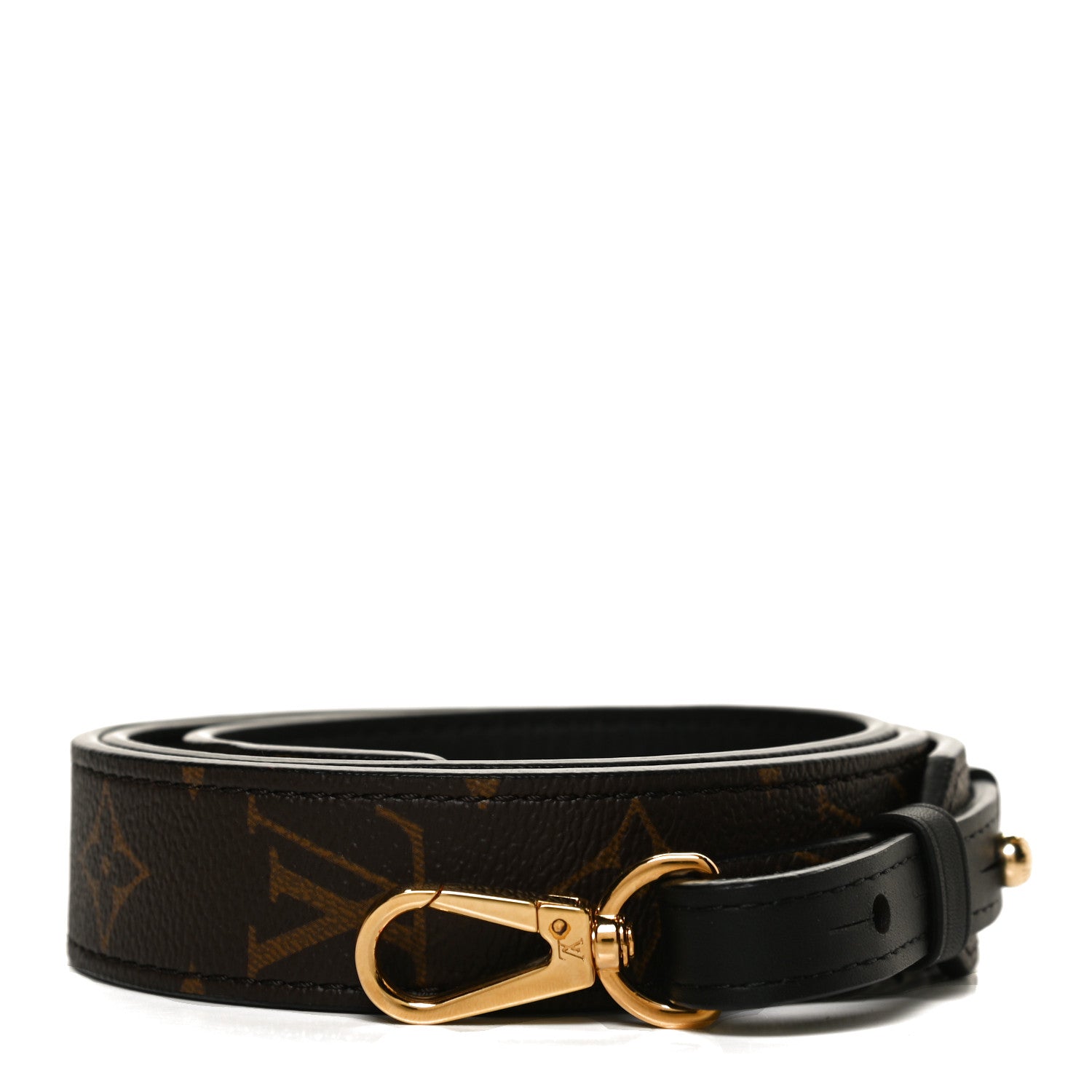 Louis Vuitton Monogram Bandouliere Shoulder Strap XL Black 1 of 5