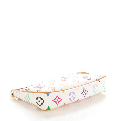 Louis Vuitton Monogram Multicolor Pochette Accessories White 4 of 8