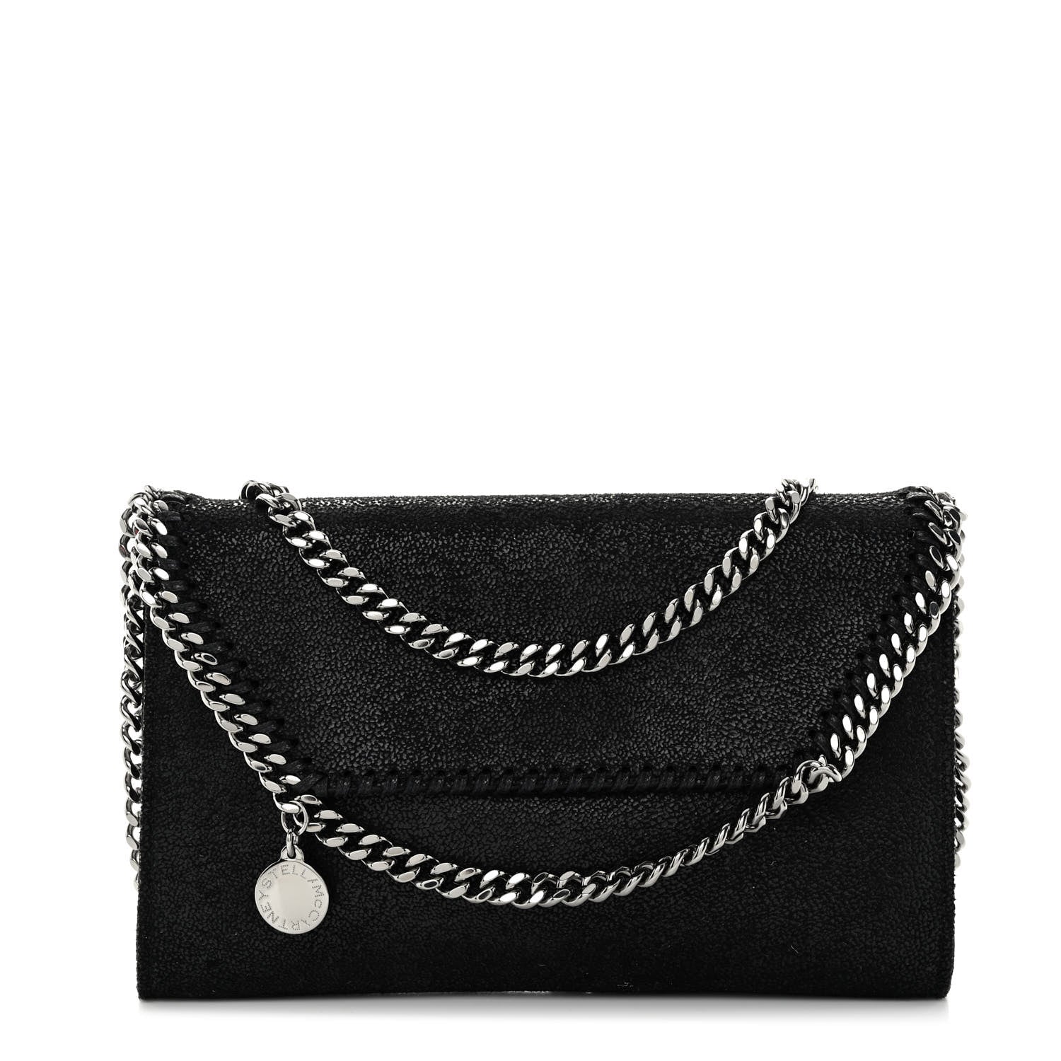 Stella McCartney Shaggy Deer Falabella Mini Crossbody Bag Black 1 of 9