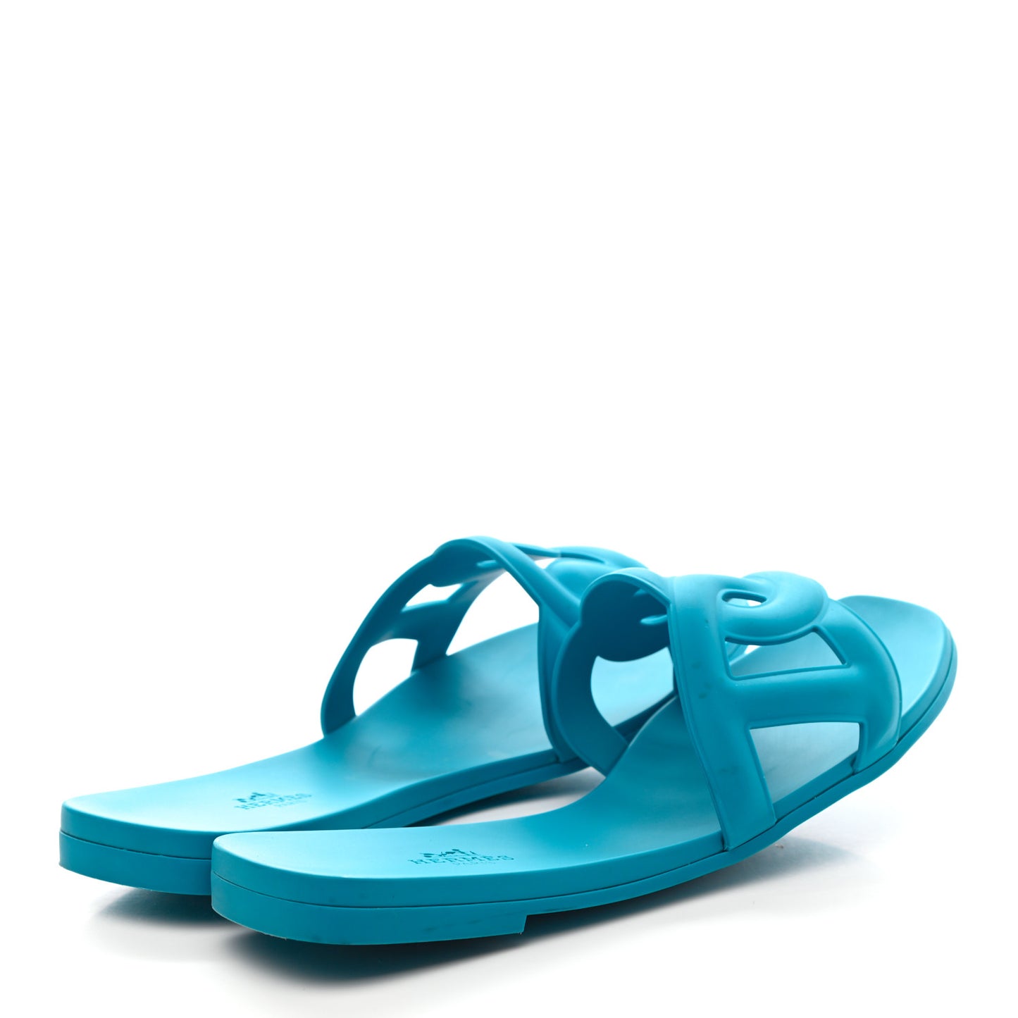 Rubber Aloha Sandals 39 Bleu Vif