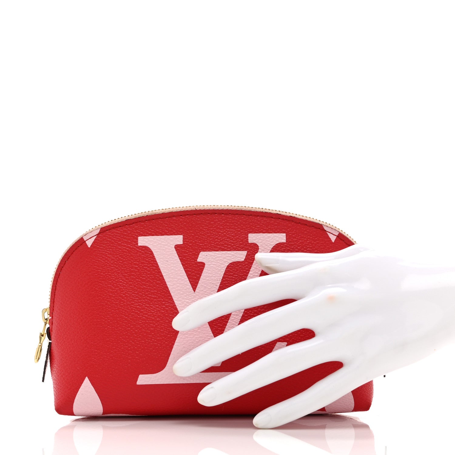 Louis Vuitton Monogram Giant Cosmetic Pouch Rouge 2 of 8