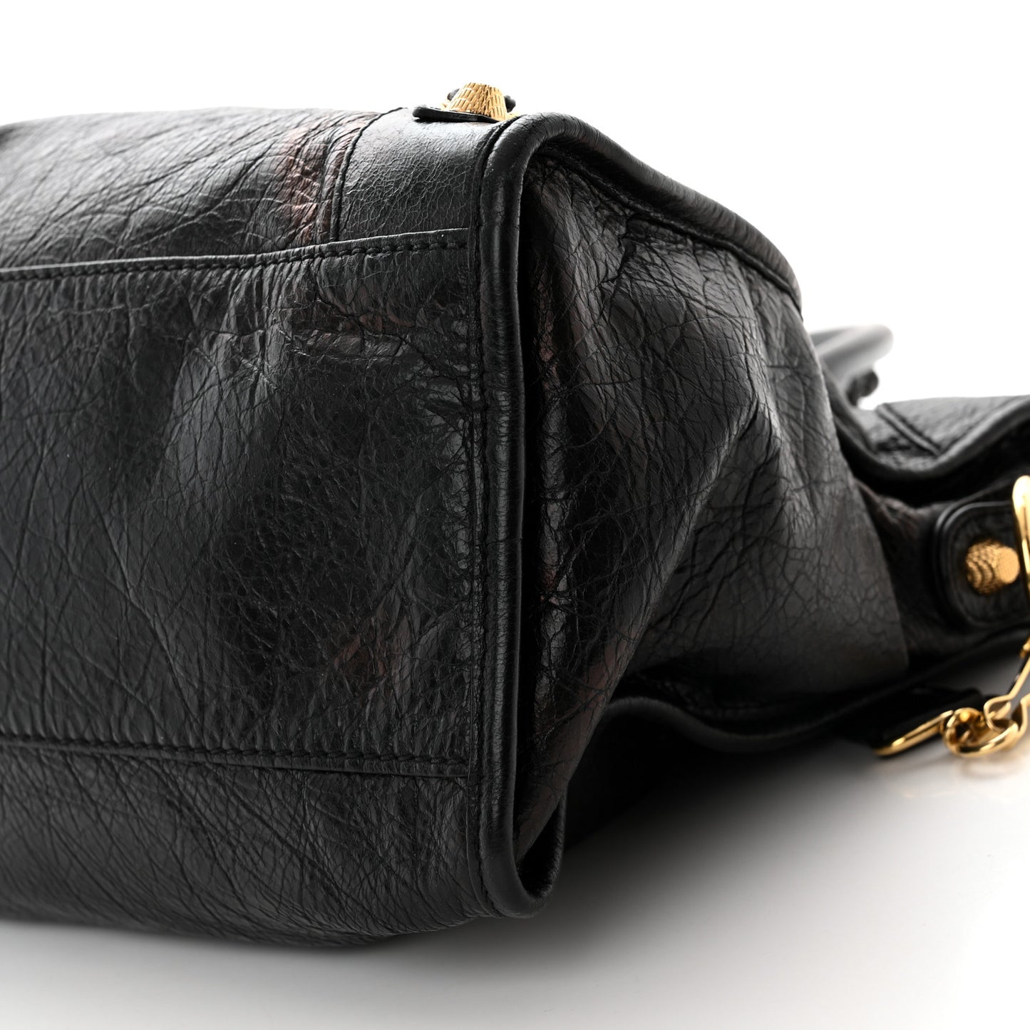 Agneau Giant 12 Gold Hardware City Black