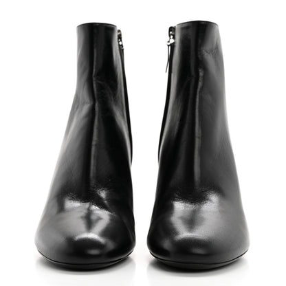Saint Laurent Nappa Vendome Loulou Ankle Zip Boot 39 Black 39 Black 2 of 8