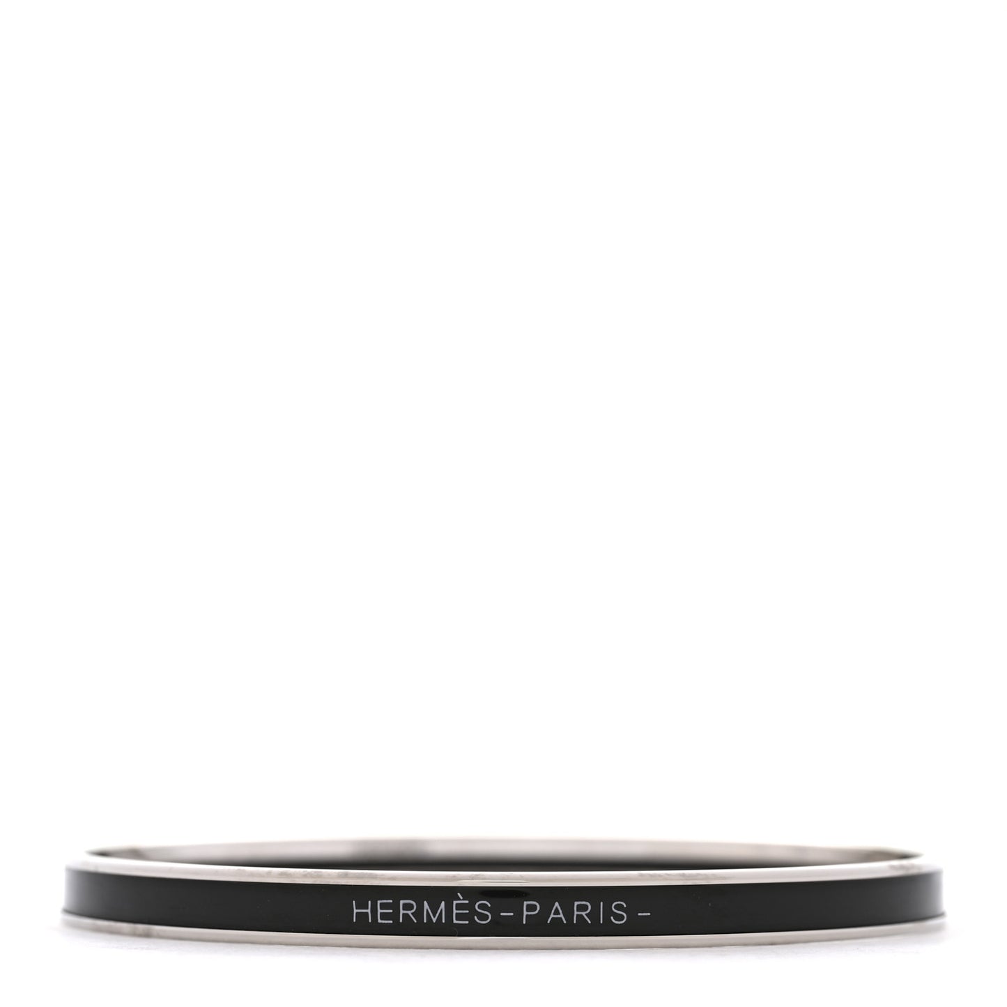 Enamel Printed Extra Narrow Uni Bracelet 70 Black
