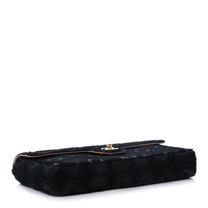 Chanel Pony Hair CocoDouble East West Flap Black Rose 4 of 15