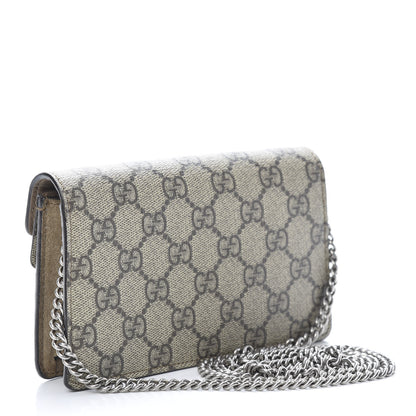 Gucci GG Supreme Monogram Super Mini Dionysus Shoulder Bag Taupe 3 of 14