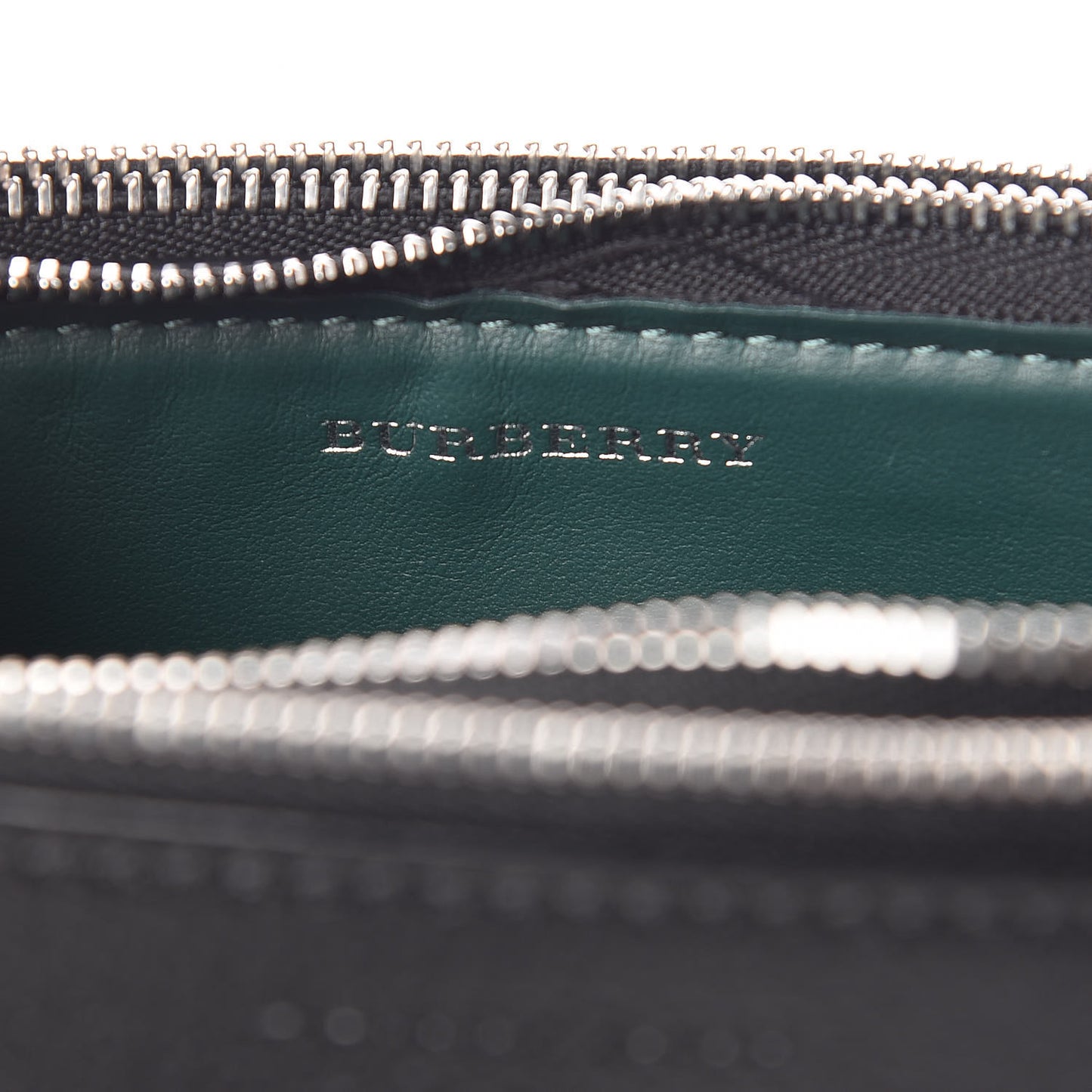 Grainy Goatskin Penhurst D-Ring Triple Zip Crossbody Bag Black