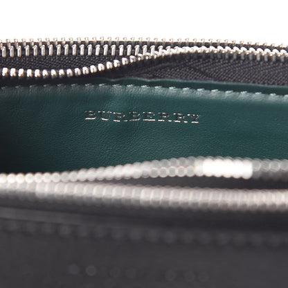 Burberry Grainy Goatskin Penhurst D-Ring Triple Zip Crossbody Bag Black 9 of 14