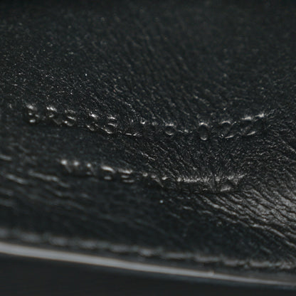 Saint Laurent Calfskin Crocodile Embossed Medium Classic Monogram Kate Tassel Satchel Black 7 of 14