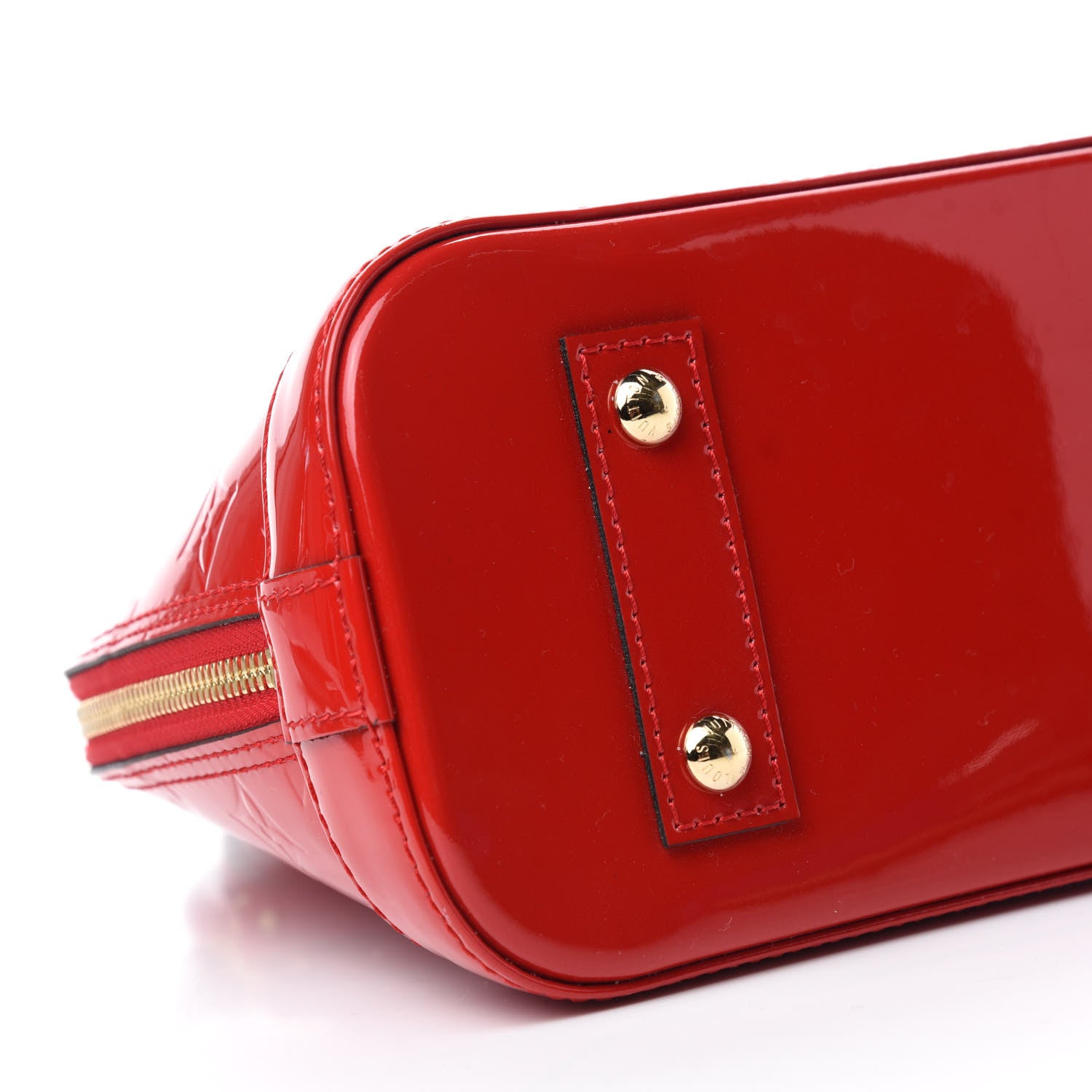 Louis Vuitton Vernis Alma BB Cherry 6 of 11