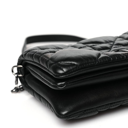 Christian Dior Calfskin Macrocannage Mini Caro Bag Black 9 of 10