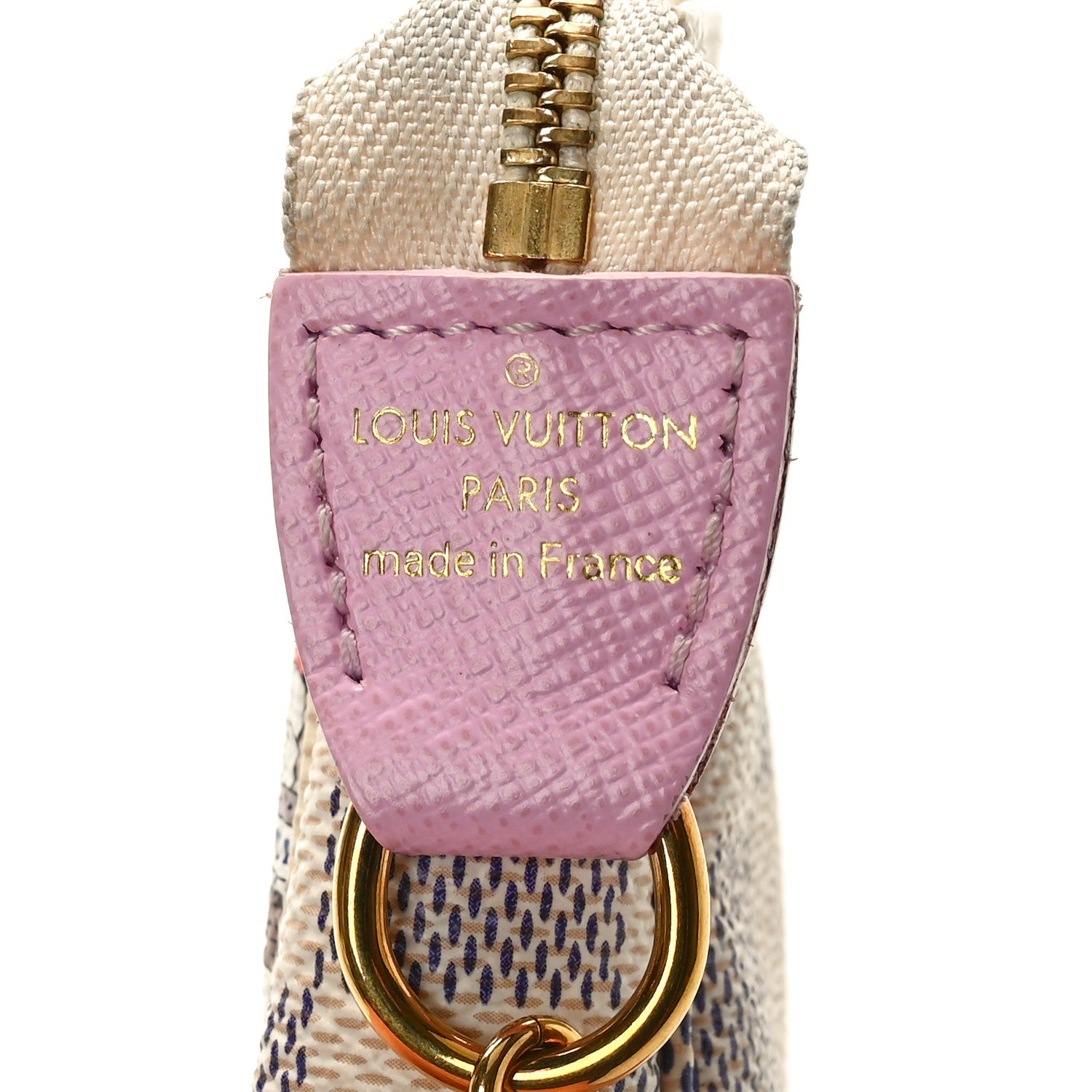 Louis Vuitton Damier Azur 2016 Christmas Animation Mini Pochette Accessories 7 of 10