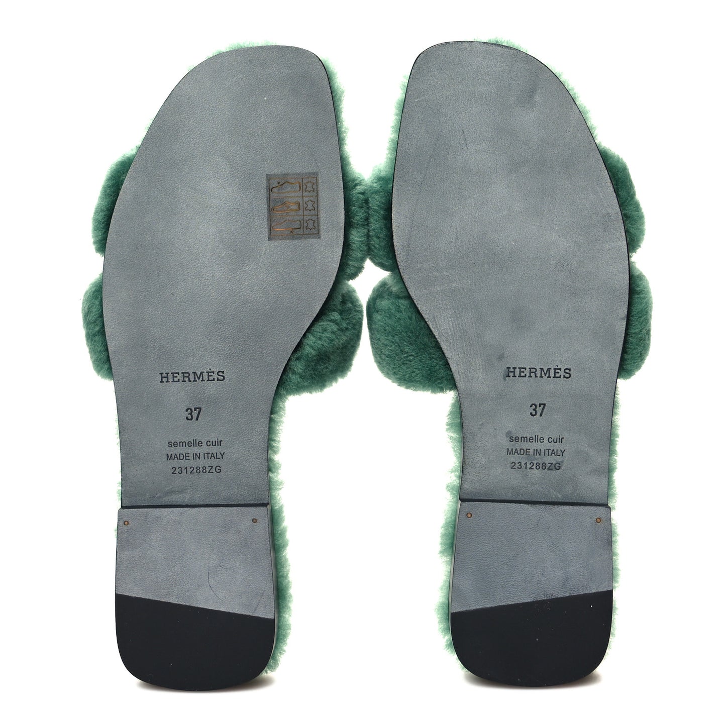 Woolskin Oran Sandals 37 Vert Anglais