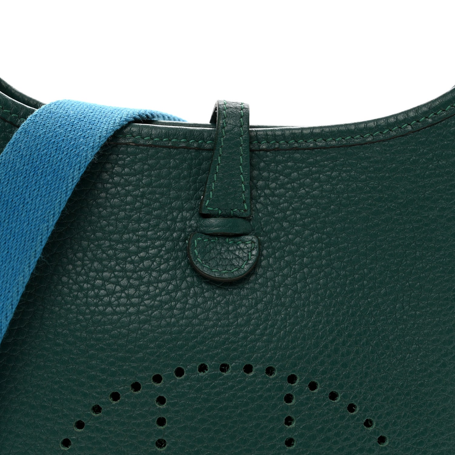 Hermes Taurillon Clemence Evelyne TPM Malachite Bleu Izmir 5 of 11