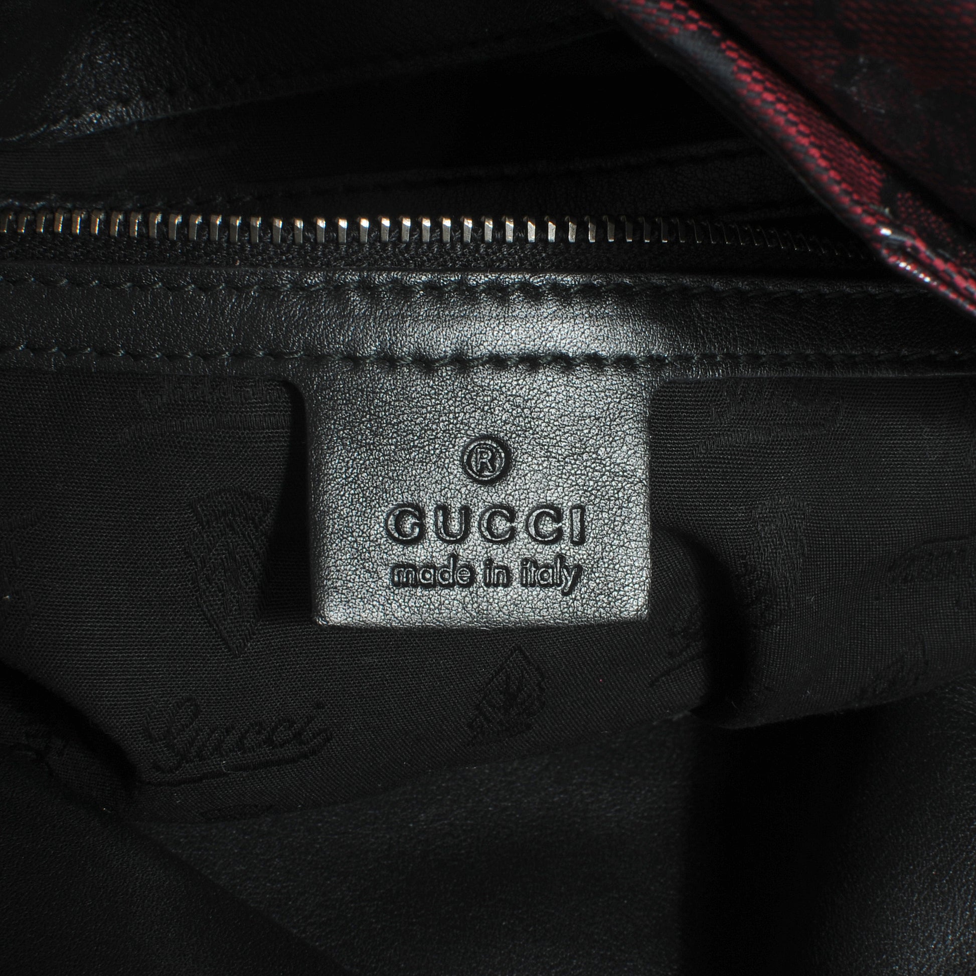 Gucci Crystal Medium Hysteria Tote Bordeaux 6 of 8