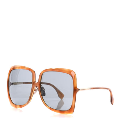 Fendi Square Sunglasses FF 0429/S Havana 1 of 9