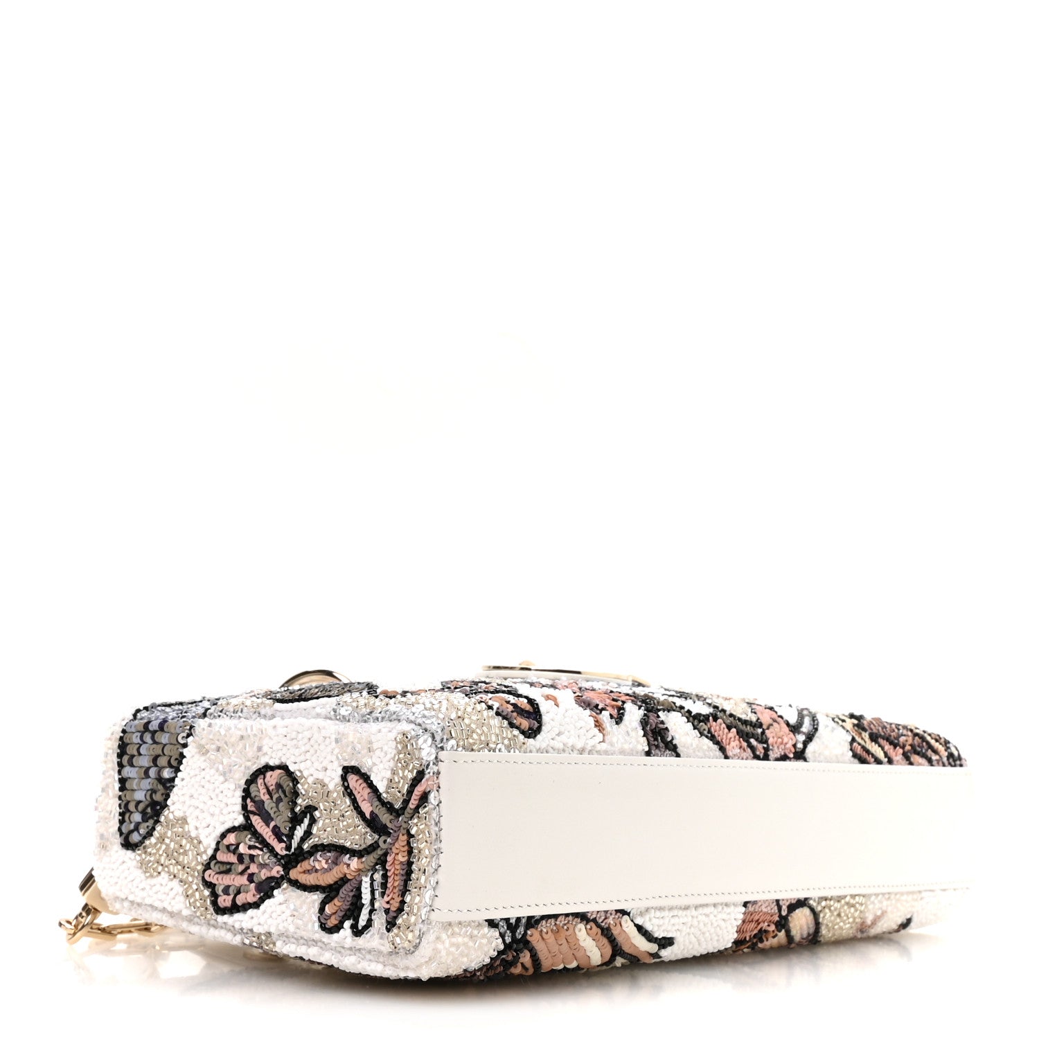 Christian Dior Calfskin Sequin Embroidered Butterfly Lady D-Joy Multicolor 4 of 10