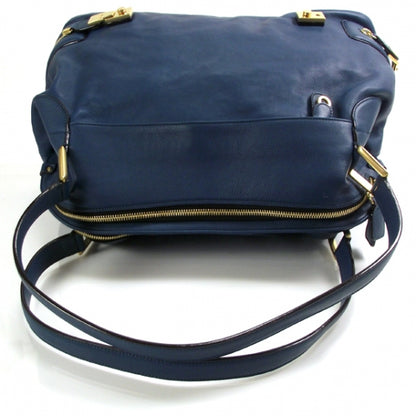 Chloe Leather Cary Satchel Petrol 5 of 11