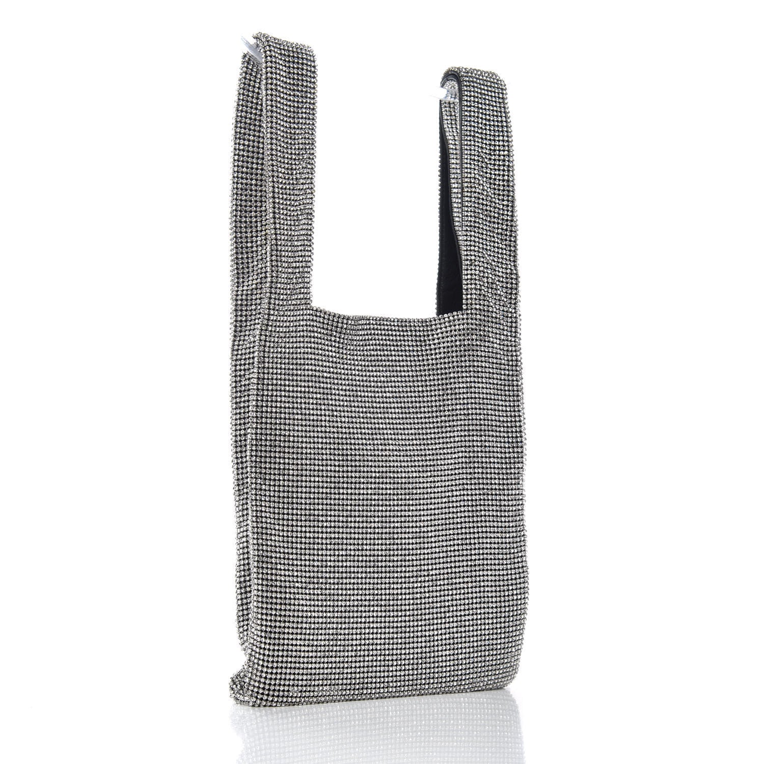 Alexander Wang Crystal Wanglock Mini Shopper Silver 3 of 6